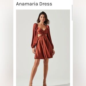 ✨ASTR THE LABEL

✨Anamaria Cutout Long Sleeve Mini